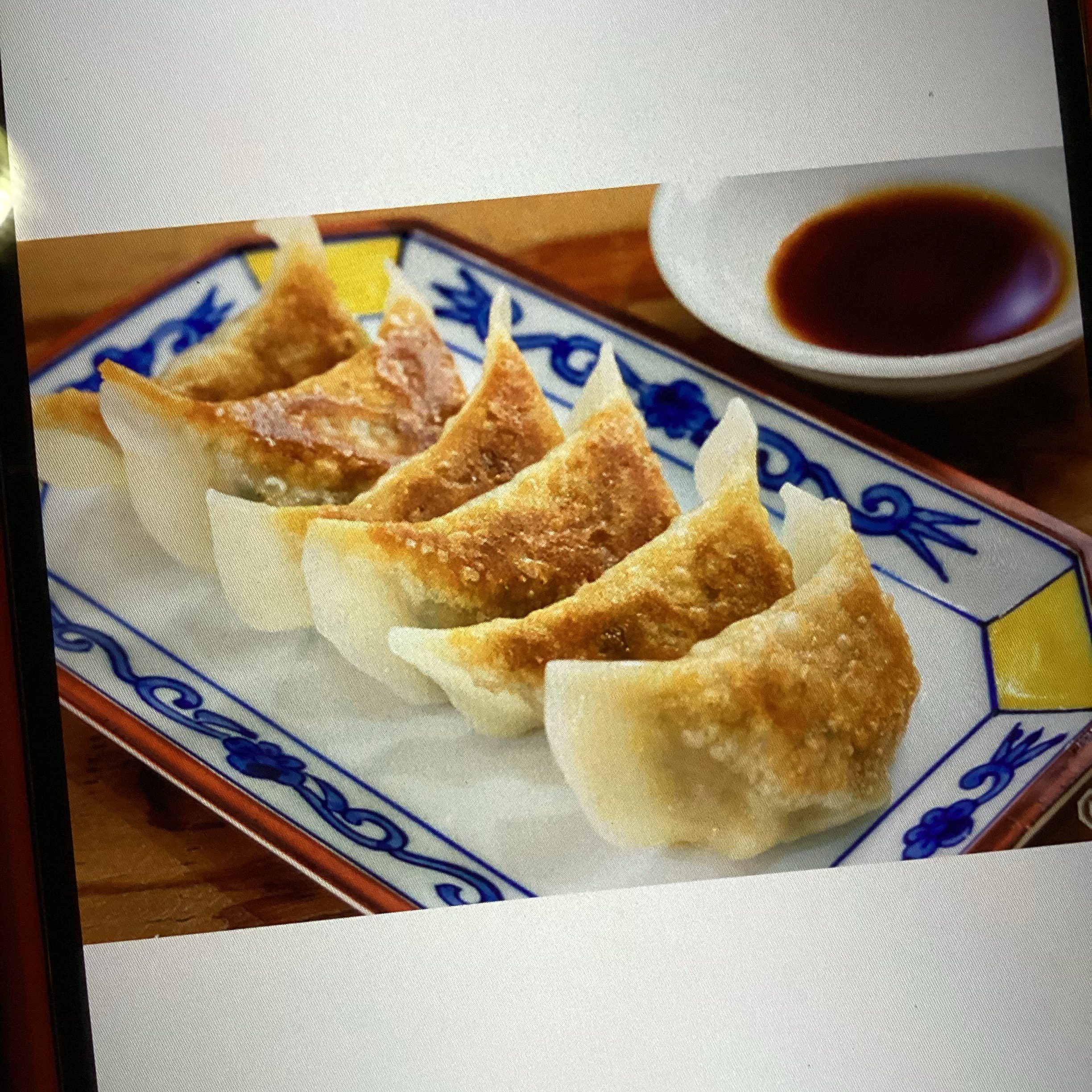 Pork Gyoza.