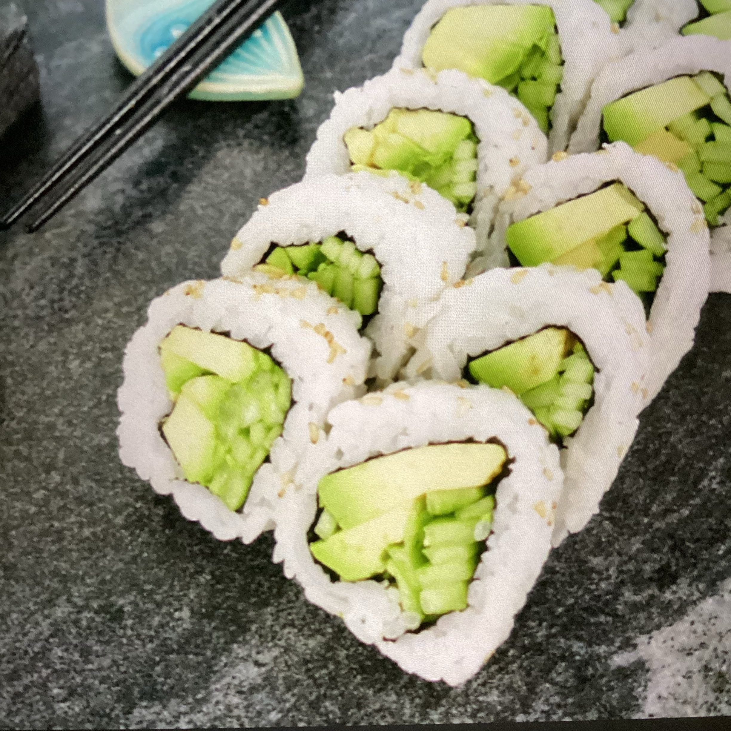 Avocado Cucumber Roll.