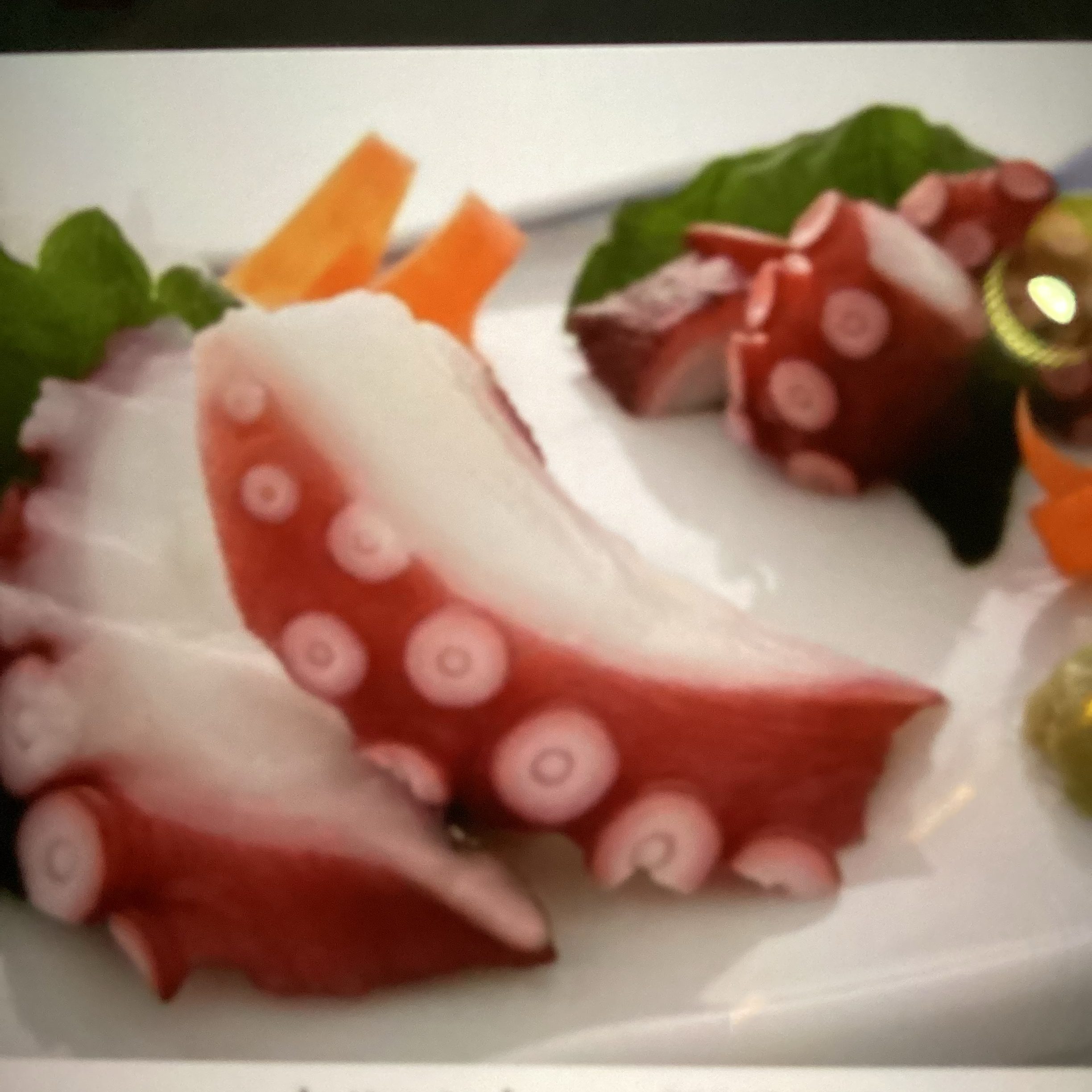 Tako Sashimi (Octopus).