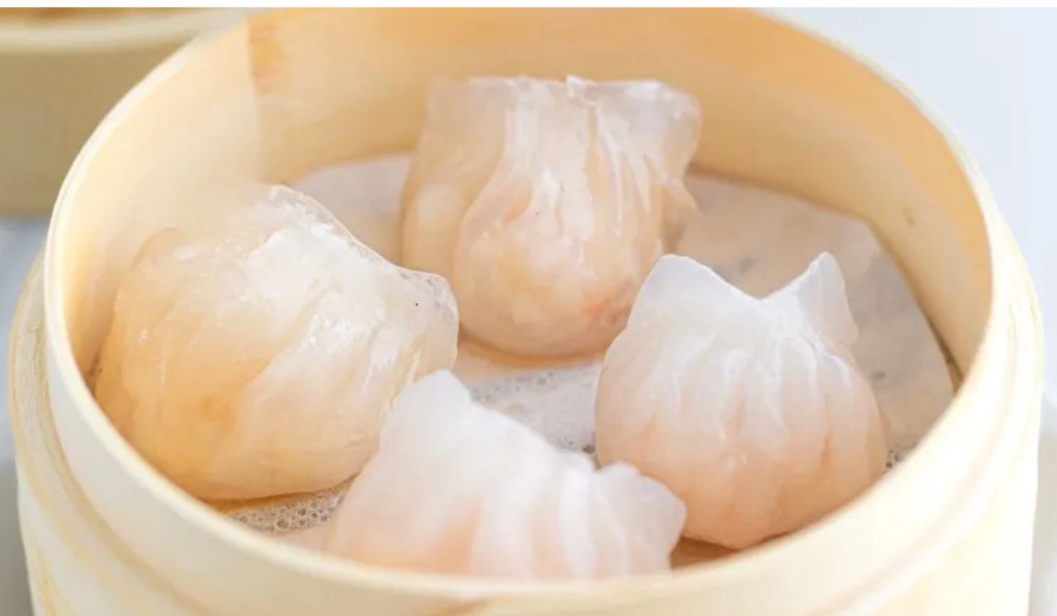 Steamed Shrimp Dumplings.